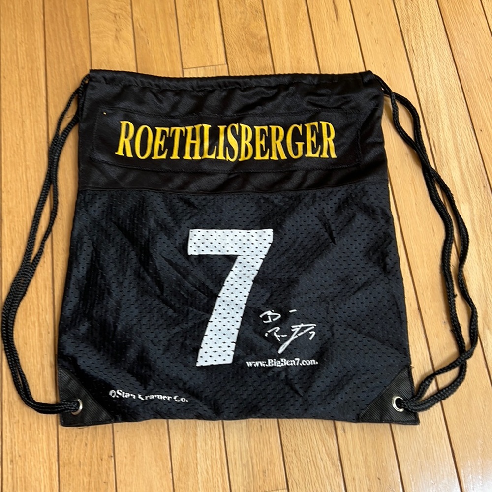 Big Ben Roethlisberger Jersey Draw String Bag